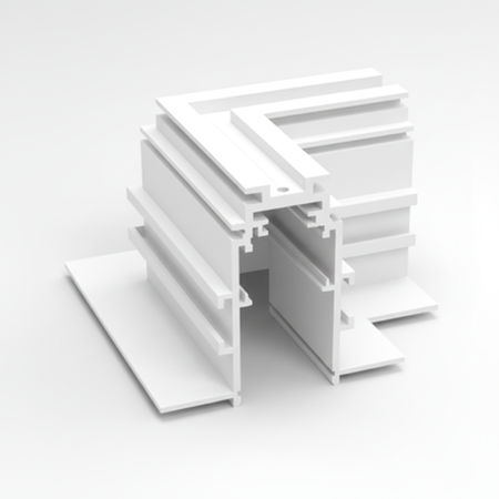 Łącznik 90° MQ-LINE-20R6155-LJ/W